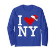 I Love NY New York City Christmas Long Sleeve Unisex T-Shirt