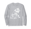 Funny English Bulldog Long Sleeve T-Shirt dog tee Shirt gift