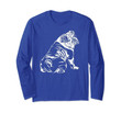 Funny English Bulldog Long Sleeve T-Shirt dog tee Shirt gift