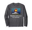 Pagosa Springs Colorado Long Sleeve Shirt with Flag Theme
