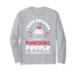 I Bake Because I Can't Punch People Gift Design Long Sleeve T-Shirt