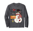 Grandma I Love Being A Grammy Snowman Family Christmas Gifts Long Sleeve T-Shirt