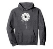 Scoliosis Awareness Hoodie Pretty Flower Support Gift