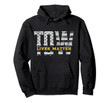 TOW Live Matter Tow Truck Gift Idea Thin Yellow Line  Pullover Hoodie