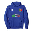 Mexico Soccer Team Hoodie Number 10 Sport Mexican Flag Shirt