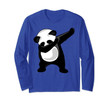 Dabbing Panda Shirt - Panda Bear Dab Dance Long Sleeve Shirt