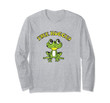 Green Tree Frog Amphibian Tree Hugger Gift Long Sleeve T-Shirt