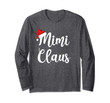 Mimi Claus Christmas Family Matching Pajama Long Sleeve T-Shirt