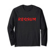 Redrum 80s Horror Movie Fan Gift Long Sleeve T-Shirt