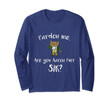 Are you Aaron Purr Sir? Funny Cat Shirt Long Sleeve Tshirt T