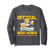 Womens Oktoberfest Beer Wench Funny Womens Oktoberfest Beer Long Sleeve T-Shirt