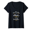 Womens I'm Not Just The Aunt I'm The Godmother V-Neck T-Shirt