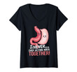 Womens Gastric Sleeve Bariatric Gastric Surgery Medical Alert Gift V-Neck T-Shirt