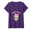 Womens Gabby's Dollhouse Baby Box Craft-A-Rific V2 V-Neck T-Shirt