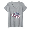 Womens Gonzaga University Bulldogs Ncaa Ppgon02 V-Neck T-Shirt