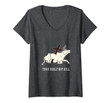 Womens Thou Shall Not Kill Animal Rescuer V-Neck T-Shirt