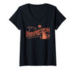 Womens Tremors Perfection Nevada Retro Portrait V-Neck T-Shirt