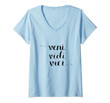 Womens Veni, Vidi, Vici Tee V-Neck T-Shirt