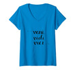 Womens Veni, Vidi, Vici Tee V-Neck T-Shirt