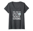 Womens The Only Bs I Need In My Life Is Beach Sunshine Flip Flops V-Neck T-Shirt