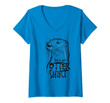 Womens This Is My Otter Shirt V-Neck T-Shirt