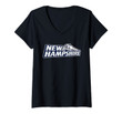 Womens University Of New Hampshire Unh Wildcats Ncaa Ppnhm01 V-Neck T-Shirt
