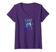 Womens Today I Choose Joy V-Neck T-Shirt