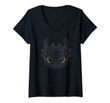 Womens How To Train Your Dragon 3 Hidden World Hd Toothless V-Neck T-Shirt