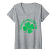 Womens Shenanigator T-Shirt Saint Patrick Day Gift Shirt V-Neck T-Shirt