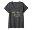 Womens Vintage 1974 47 Year Old Bday 47th Birthday Gift Men Women V-Neck T-Shirt