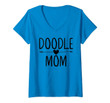 Womens I Love My Goldendoodle Mom Doodle Puppy Lover Gift Mum Mama V-Neck T-Shirt