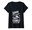 Womens Sorry I Can't My Sims Family Needs Me, I Love My Family V-Neck T-Shirt