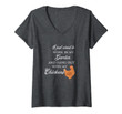 Womens I Just Want To Work In My Garden & Hang Out With My Chickens V-Neck T-Shirt