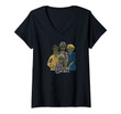 Womens Vintage The Golden Ghouls Gift For Men Women- Halloween Tee V-Neck T-Shirt