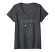 Womens Starseed Star Constellation V-Neck T-Shirt