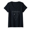 Womens Starseed Star Constellation V-Neck T-Shirt