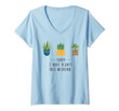 Womens Sorry I Have Plants This Weekend Crazy Plant Lady V-Neck T-Shirt