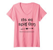 Womens Slp Speech Language Pathologist Shirt Its Speech Thing Ipa V-Neck T-Shirt