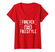 Womens Hip Hop Tee | Forever Freestyle V-Neck T-Shirt