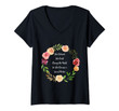 Womens She Believed She Could Change The World Social Worker Gifts V-Neck T-Shirt