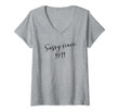 Womens Sassy Since 1971 | Birthday Gift V-Neck T-Shirt