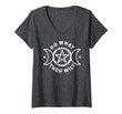 Womens Wiccan, Pagan And Occult Clothing. Do What Thou Wilt V-Neck T-Shirt