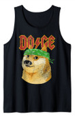 Dogecoin Rock To The Moon Cryptocurrency | Crypto Doge Tank Top