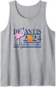 DeSantis 2024 Make America Florida Flamingo Election Tank Top