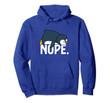 Nope Relaxed Not Today Hoodie Funny Lazy Penguin Nope