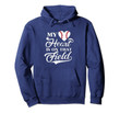 My Heart Is On That Field Ball Mom Hoodie