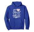 My Heart Is On That Field Ball Mom Hoodie