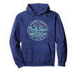 North Shore Long Board Surf Pullover Hoodie