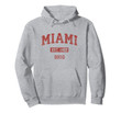 Miami Ohio OH Vintage Athletic Sports Design Pullover Hoodie