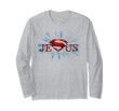 Jesus is my Superhero T-Shirt of Lord - Faith Christian Long Sleeve T-Shirt